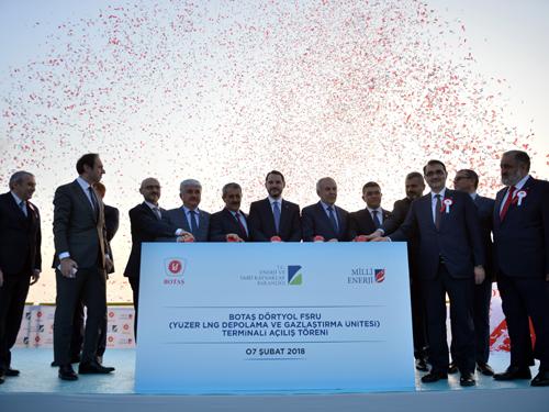 Çalışmalarını tamamladığımız Botaş-Dörtyol FSRU Teriminal İskelesi Açılışı Yapıldı